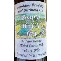 Myrddins Brewery & Distillery Simply Welsh IPA