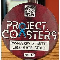 Project Coasters Raspberry & White Chocolate Stout