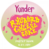 Yonder Brewing and Blending Rhubarb Cheesecake