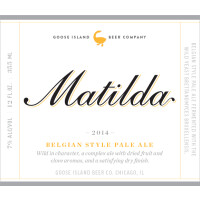 Goose Island Beer Company Matilda (2014)