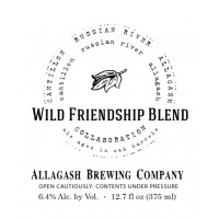 Allagash Brewing Company Wild Friendship Blend