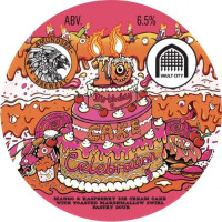 Amundsen Brewery 10th Birthday Cake - Mango & Raspberry Ice Cream Toasted Marshmallow Swirl Pastry Sour
