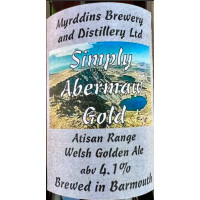 Myrddins Brewery & Distillery Simply Abermaw Gold