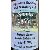 Myrddins Brewery & Distillery Simply Golden IPA