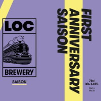 LOC Brewery First Anniversary Saison