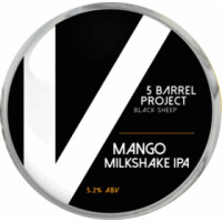 Black Sheep Brewery 5 Barrel Project - Mango Milkshake IPA
