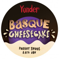 Yonder Brewing and Blending Basque Cheesecake