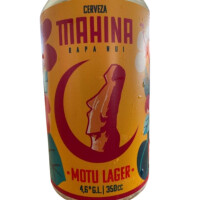 Cervecería Rapa Nui (Mahina) Motu Lager