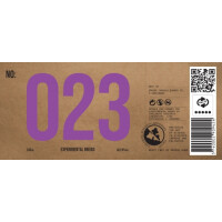 Carlsberg Research Laboratory Experiment No: 023