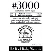 Brouwerij De Molen #3000 Sauternes Barrel Aged