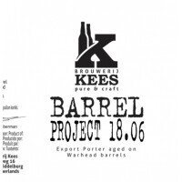 Brouwerij Kees Barrel Project - 18.06