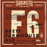 Transmitter Brewing F6 Brett Farmhouse Ale