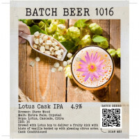 Joule's Brewery Lotus Cask IPA (Batch Beer 1016)