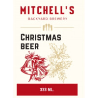 Mitchell's Backyard Brewery Christmas Beer