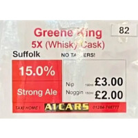 Greene King 5X (Whisky Cask)