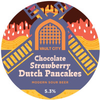 Vault City Chocolate Strawberry Dutch Pancakes