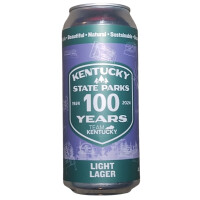Against the Grain Brewery Kentucky State Parks 100 Years Light Lager