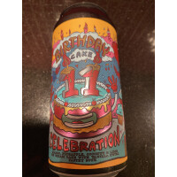 Amundsen Brewery 11th Birthday Cake - Mango, Pineapple, Coconut & Lime Ice Cream With Vanilla Swirl Pastry Sour