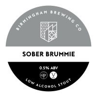Birmingham Brewing Company (UK) Sober Brummie - Oatmeal Stout