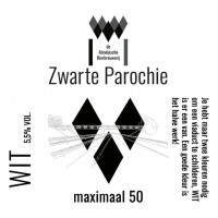 Zwarte Parochie (De Almelosche Bierbrouwerij) Maximaal 50 Wit