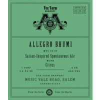Fox Farm Brewery Allegro - Bhumi