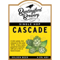 Buntingford Brewery Cascade
