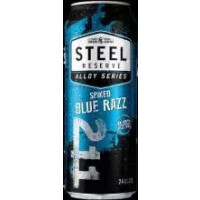 Miller Brewing Company Steel Reserve Alloy Series Spiked Blue Razz 211