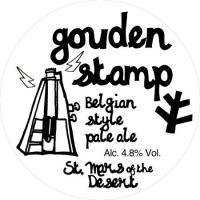 Saint Mars of the Desert Gouden Stamp