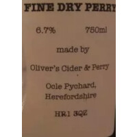 Oliver's Cider Fine Dry Perry