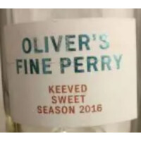Oliver's Cider Fine Perry - Keeved Sweet Season 2016