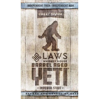Great Divide Brewing Company Yeti - Laws Whiskey Barrel Aged