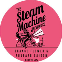 Steam Machine Brewing Co. Orange Flower & Rhubarb Saison