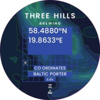 Three Hills Brewing 58.4880°N, 19.8633°E - Baltic Porter