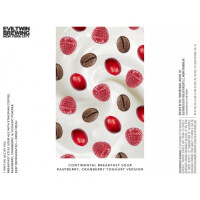 Evil Twin Brewing NYC Continental Breakfast Sour Raspberry, Cranberry Yoghurt Edition
