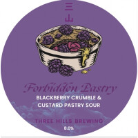 Three Hills Brewing Forbidden Pastry - Blackberry Crumble & Custard Pastry Sour