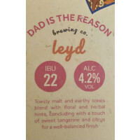 Leyd Dad is the Reason Amber Lager