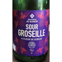 Brasserie Au Baron (Brasserie Bailleux) Sour Groseille Et Fleur De Sureau