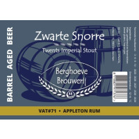 Berghoeve Brouwerij Zwarte Snorre - VAT#71: BA Appleton Rum