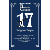Brasserie Cousin n°17 Belgian Triple
