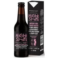 Horizont Brewing Night Shift (2024 Imperial Milk Porter Aged In Pedro Ximénez Sherry & Rum Barrels With Sour Cherry & Poppy Seed)