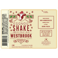 Westbrook Brewing Co. Eggnog Shake IPA