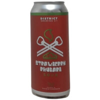 District Brewing Company Strawberry Ruhbarb Sour