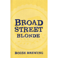 Boise Brewing Broad Street Blonde