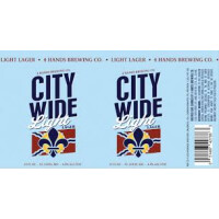 4 Hands Brewing Co. City Wide Light
