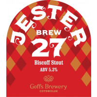 Goffs Brewery Jester Brew 27 - Biscoff Stout