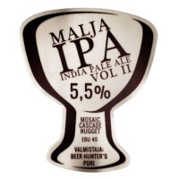 Panimoravintola Beer Hunter's Malja IPA Vol II