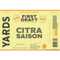 Yards Brewing Company Citra Saison