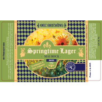 OEC Brewing (Ordinem Ecentrici Coctores) Springtime Lager
