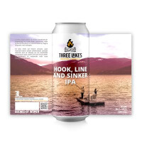 Three Lakes Brewing Hook, Line and Sinker IPA