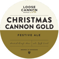 Loose Cannon Brewery Christmas Cannon Gold